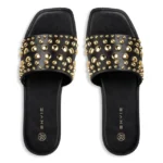 ENVIE FLAT SANDALS E96-19051 ΜΑΥΡΟ