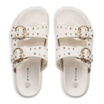 ENVIE STUDDED FLATFORM E22-19117 WHITE