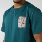 MYSTIC T-SHIRT FUNK TEE 35105.250230 695 TEAL - Image 3