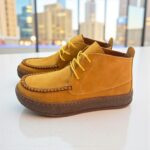 SAFE STEP ANATOMIC LEATHER SHOES 25460 YELLOW - Image 2