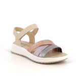 IGI&GO LEATHER ANATOMIC SANDALS 1159011 μπεζ/ροζ/ασημι/nude - Image 2