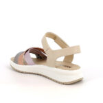 IGI&GO LEATHER ANATOMIC SANDALS 1159011 μπεζ/ροζ/ασημι/nude - Image 3