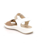 IGI&GO LEATHER ANATOMIC SANDALS 1159111  μπεζ / λευκά με βέλκρο - Image 3