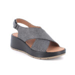 IGI&GO LEATHER ANATOMIC SANDALS 1163400 METALIC NEGRO - Image 2