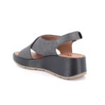 IGI&GO LEATHER ANATOMIC SANDALS 1163400 METALIC NEGRO - Image 3