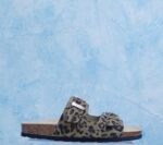 FLIVVER LEATHER ANATOMIC SANDALS 682878 KHAKI LEO - Image 2