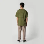 MYSTIC CONCEPT H1 OLIVE OVERSIZED FIT TEE - Image 2