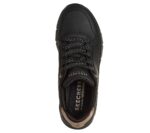 SKECHERS LEATHER UNO ICON AIR-COOLED MEMORY FOAM 177767 BLACK - Image 6