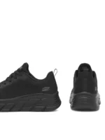 SKECHERS BOBS SPORT B FLEX HI-FLYING HI MEMORY FOAM 117385 BLACK - Image 3