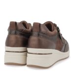 SEVEN SNEAKERS 401  ΜΟΚΑ ΚΑΣΤΟΡΙ ΜΠΡΟΝΖΕ ΦΙΔΙ - Image 2