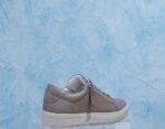 SAFE STEP Δερμάτινο Ανατομικό Sneaker με Κορδόνι και Φερμουάρ 25491 WOOD - Image 3